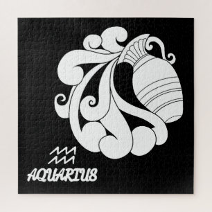 Aquarius Silhouette Jigsaw Puzzle