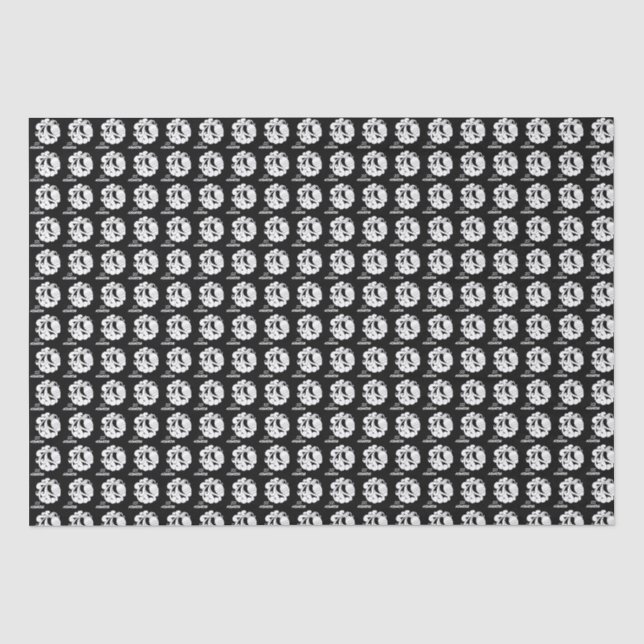 Aquarius Silhouette Wrapping Paper (Front)