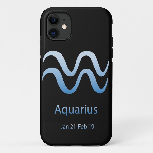 Aquarius Star Sign Case-Mate iPhone Case (Back)