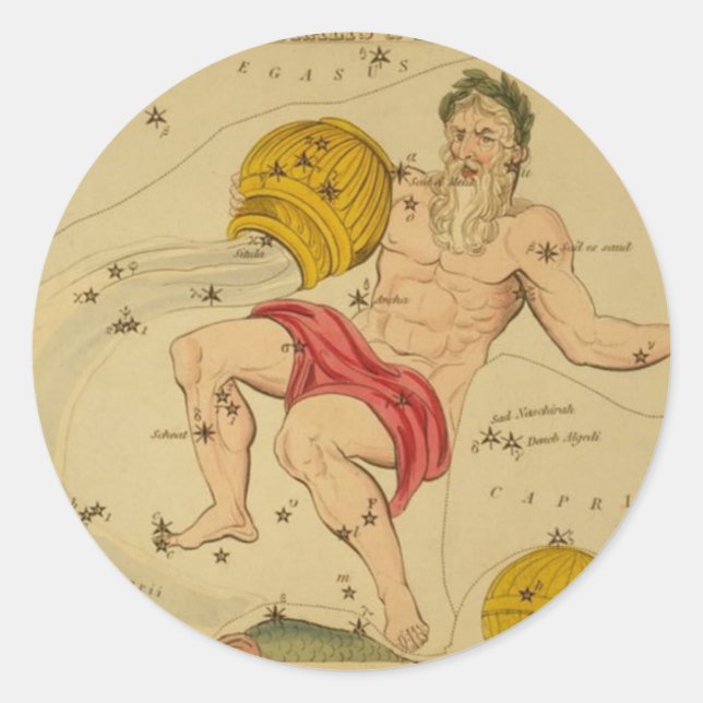 Aquarius  Sticker (Front)