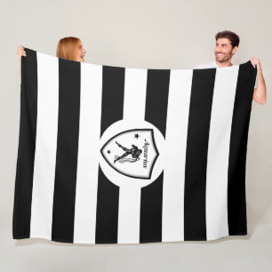 Aquarius symbol fleece blanket