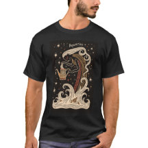Aquarius - T-Shirt Celestial Zodiac Art