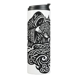 Aquarius — The Water Bearer by BurnsInHell Thermal Tumbler