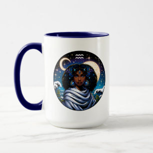 Aquarius Traits and Dates    Water Bearer Mug