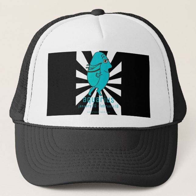 Aquarius Trucker Hat (Front)