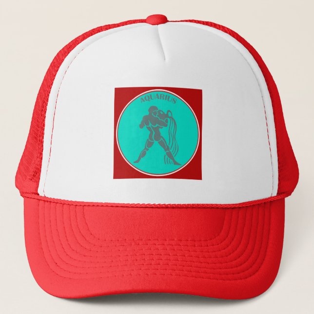 Aquarius Trucker Hat (Front)