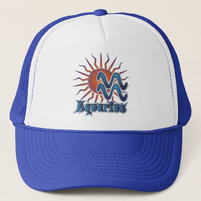 Aquarius Trucker Hat (Front)