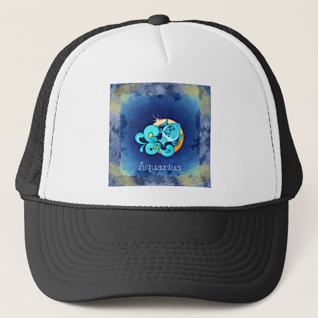 Aquarius Trucker Hat (Front)