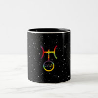 Aquarius Uranus Planetary Symbol Starry Tie Dye
