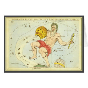 Aquarius, Vintage Constellation, Urania's Mirror