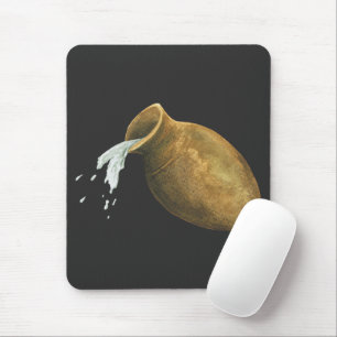 Aquarius water bearer star sign zodiac astrology mouse pad