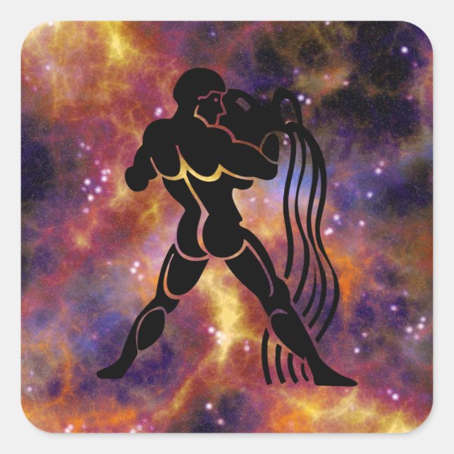 aquarius water carrier stickers (Front)