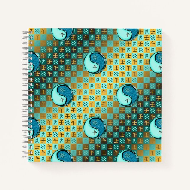 Aquarius & Water Horse Notebook (Front)