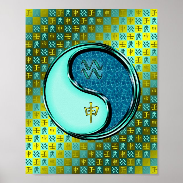Aquarius & Water Monkey Poster (Front)