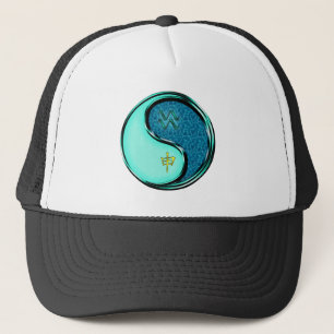 Aquarius & Water Monkey Trucker Hat