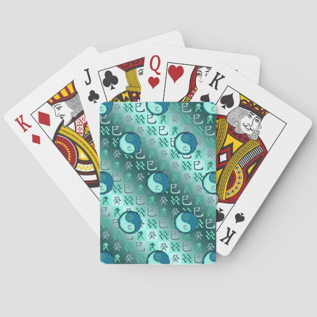 Aquarius & Water Snake Playing Cards (Back)