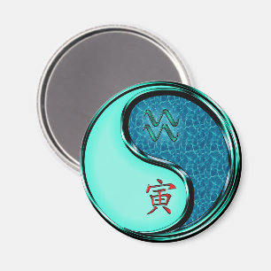 Aquarius & Water Tiger Magnet