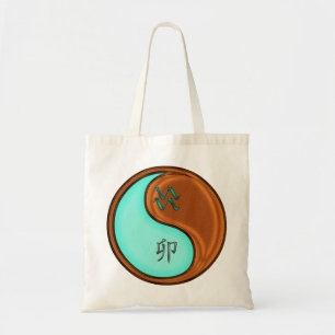 Aquarius & Wood Rabbit Tote Bag