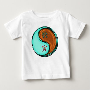 Aquarius & Wood Tiger Baby T-Shirt