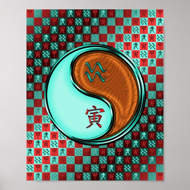 Aquarius & Wood Tiger Poster (Front)