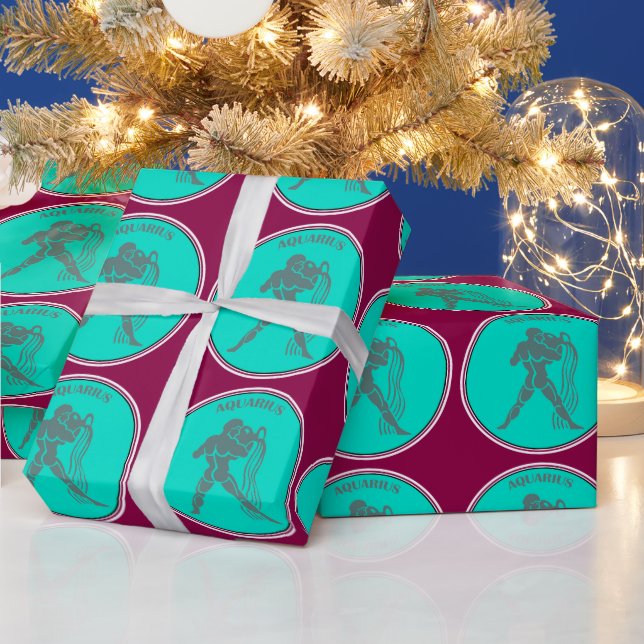 Aquarius Wrapping Paper (Holidays)