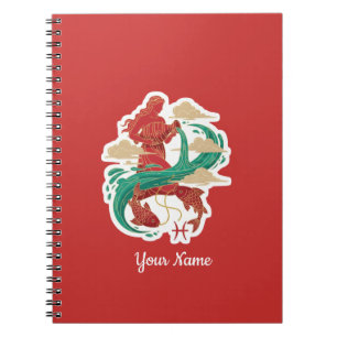 Aquarius Zodiac Artistic Symbol T-Shirt - Custom Notebook
