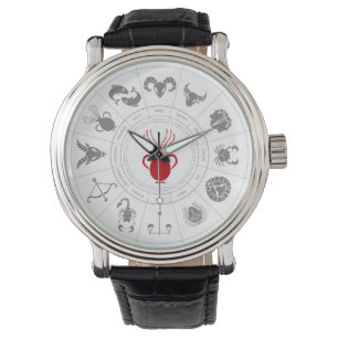 Aquarius Zodiac Birthday Gift Watch