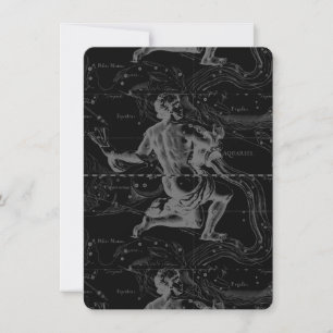 Aquarius Zodiac Constellation Hevelius 1690