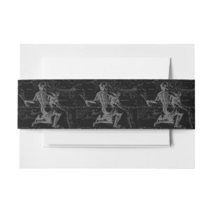Aquarius Zodiac Constellation Hevelius 1690 Invitation Belly Band