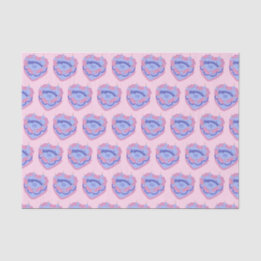 Aquarius Zodiac Coquette Heart Birthday Cake Tissue Paper