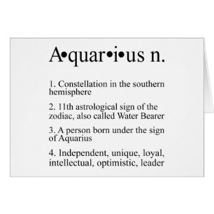 Aquarius Zodiac Definition