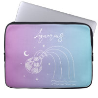 Aquarius zodiac horoscope star sign gradient