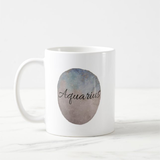 Aquarius - Zodiac Mug (Left)
