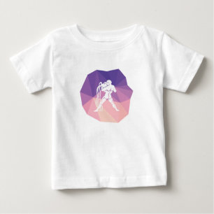 Aquarius zodiac sign 3d effect design baby T-Shirt