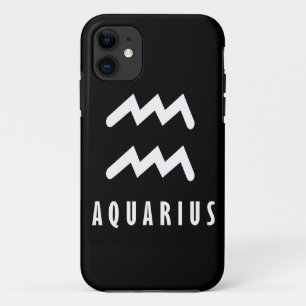 Aquarius zodiac sign iPhone 11 case