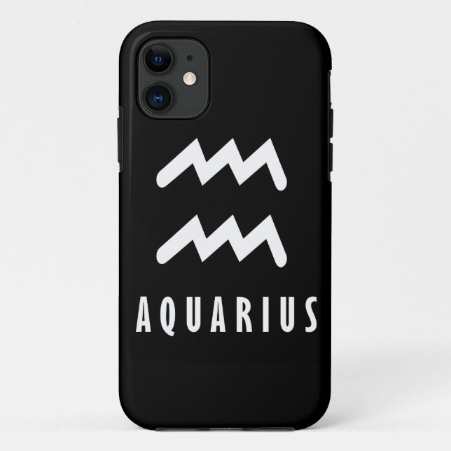 Aquarius zodiac sign Case-Mate iPhone case (Back)