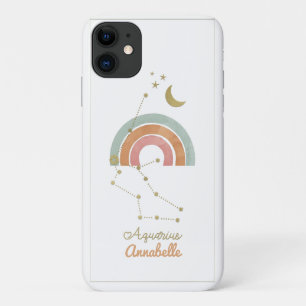 Aquarius Zodiac Sign iPhone 11 Case