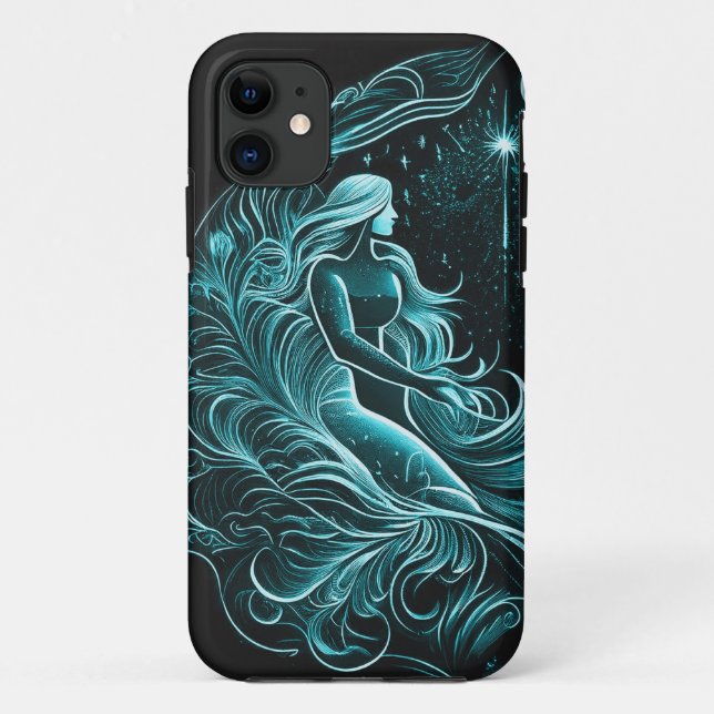 Aquarius Zodiac Sign Case-Mate iPhone Case (Back)