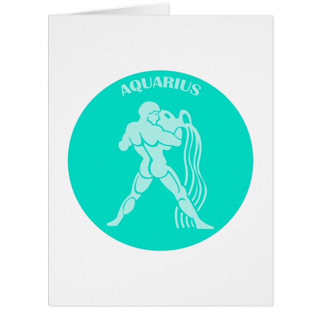 Aquarius, Zodiac Sign, Horoscope, Astrology (Front)