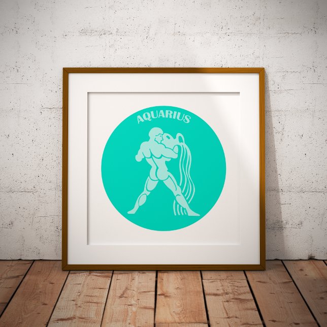 Aquarius, Zodiac Sign, Horoscope, Astrology Poster (Creator Uploaded)