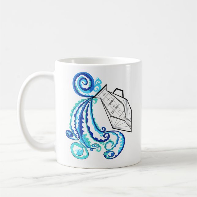 Aquarius Zodiac Sign Mug (Left)