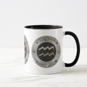Aquarius Zodiac Sign Mugs
