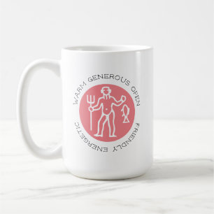Aquarius Zodiac Star Sign Astrology Trait Coffee Mug