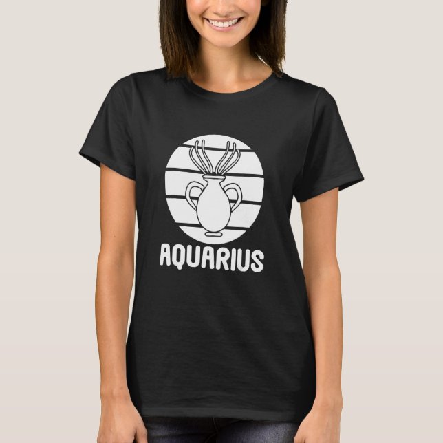 Aquarius   Zodiac T-Shirt (Front)