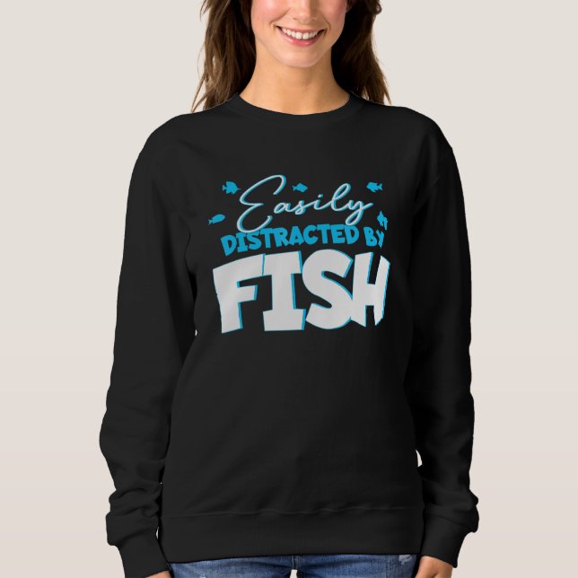 Aquascaping Fish Keeper Aquarium Fish Aquarist Aqu Sweatshirt (Front)