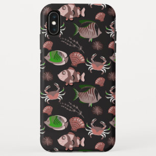 Aquatic animals pattern ocean underwater life 12 iPhone XS max case