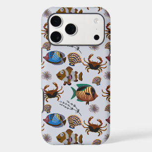 Aquatic animals pattern ocean underwater life 14