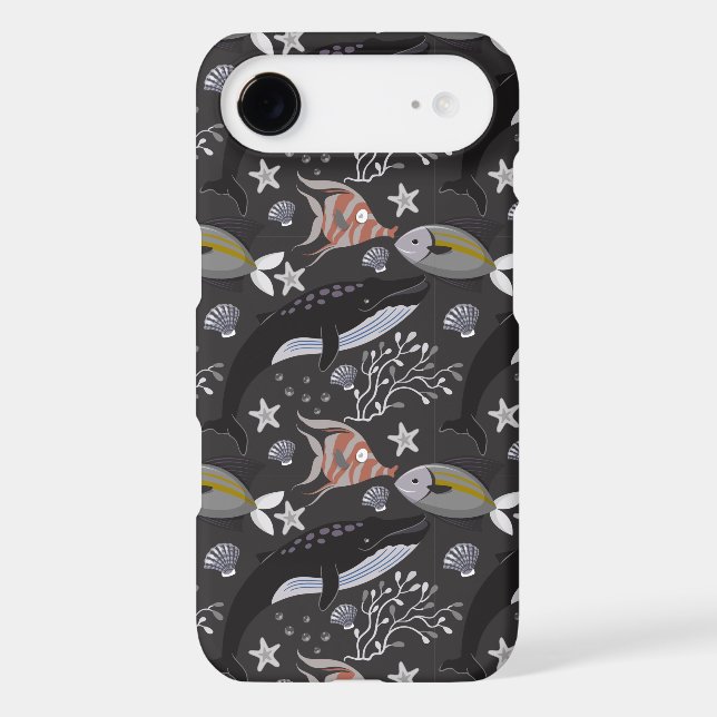 Aquatic animals pattern | ocean underwater life 20 Case-Mate iPhone case (Back)