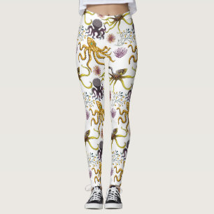 Aquatic animals pattern   ocean underwater life 26 leggings