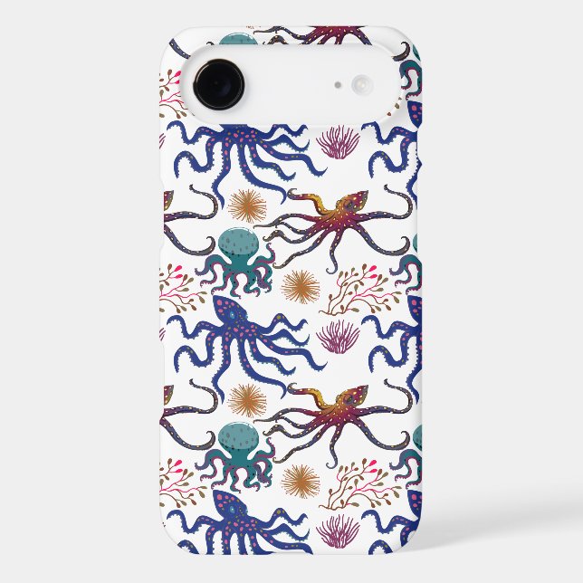 Aquatic animals pattern | ocean underwater life 27 Case-Mate iPhone case (Back)